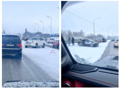 Сразу 5 ДТП: Московский проспект встал в глухой пробке в сторону «Града» в Воронеже