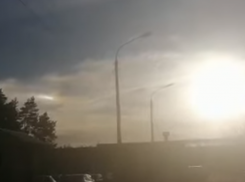 Необычное атмосферное явление попало на видео в Воронеже