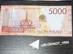 Новую 5-тысячную купюру презентовали в Воронеже 
