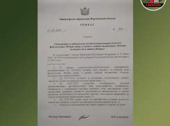 Приказ воронежского министерства образования оказался подделкой 