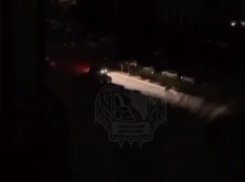 Массовые песнопения воронежцев в полной темноте засняли на видео