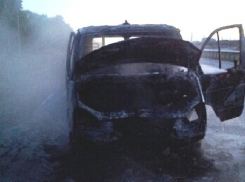 В Воронежской области на трассе сгорел грузовик «Газель»