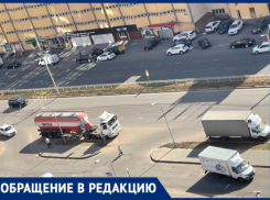 Неожиданное место стоянки грузовиков возмутило воронежцев