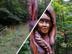 Вандалы уничтожили все скульптуры на «Поляне предков» в Воронеже