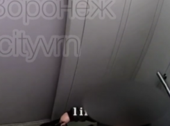 Гадкий поступок девушки в лифте сняла камера в Воронеже