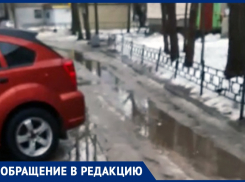Вольную парковку по-воронежски показали на видео