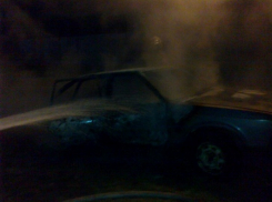 В Советском районе сгорел автомобиль «Москвич» (ФОТО)