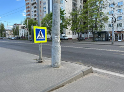 Дорожный знак для очень низких людей заметили в Воронеже 