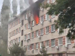 Общежитие загорелось в Советском районе Воронежа