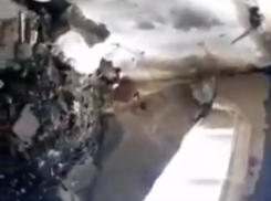 Видео изнутри взорвавшейся квартиры сняли на Хользунова в Воронеже 