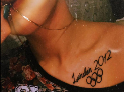 Воронежская гимнастка показала татуировку в память об Олимпиаде