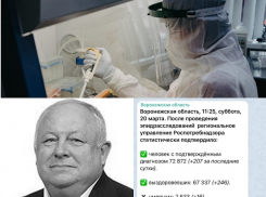 Коронавирус в Воронеже 20 марта: +207 зараженных, 16 смертей и передача мандата депутата облДумы медику 