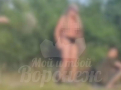 Полуобнаженная дама возмутила посетителей воронежского пляжа 