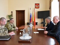 Губернатору Гусеву второй раз представили главу воронежской Росгвардии