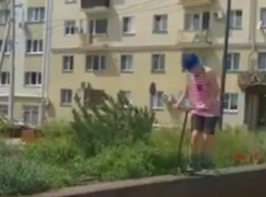 Экстремальное использование самоката показали в Воронеже 