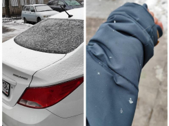 Пушистый снегопад вернулся в Воронеж после оттепели  