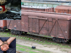Два жителя Воронежской области пытались похитить черный металл с движущегося поезда
