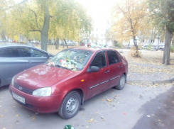 В смердящую груду металла превратили машину приезжего в Воронеже