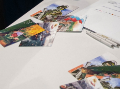 Рисунок  юной воронежанки на тему СВО украсит открытки 