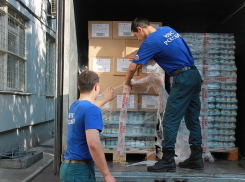 В Воронежскую область для беженцев доставили гуманитарную помощь из Москвы