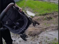 Мама тащила коляску в руках: жуткую дорогу от мегашколы показали в Воронеже