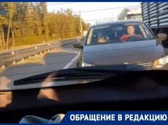 Москвичу преподали поучительный урок в воронежской пробке