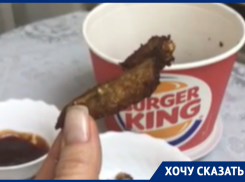 Burger King пристыдили за никчемное крыло с пером в Воронеже 