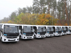 10 новых автобусов вышли на маршрут в Воронеже