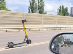 Стоит на стреме: в необычном месте обнаружили самокат в Воронеже