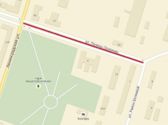 В Воронеже улицу Полины Осипенко перекрыли до 10 сентября