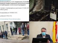 Коронавирус в Воронеже 27 сентября: +541 заражение, пожар в ковидной больнице и штраф за проезд без маски