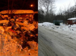 В Воронеже коммунальщики убрали мусорную гору после публикации «Блокнота»