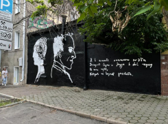 Поэтическое граффити в самом центре стало частью легенд Воронежа