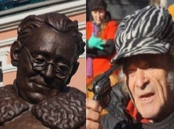 В Воронеже на открытии памятника Самуилу Маршаку «застрелился» афорист Аркадий Давидович