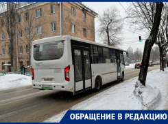 Водителя воронежского автобуса поблагодарили за человечность посреди снежного апокалипсиса 