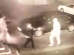 Стрельба контрактника из Дагестана у воронежского кафе попала на видео