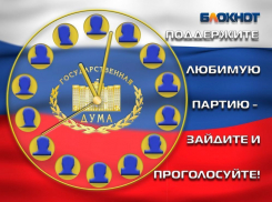 Заключительный предвыборный опрос по формированию Госдумы проводит «Блокнот Воронеж»