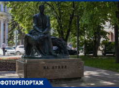 Как выглядит сквер имени Бунина перед реконструкцией в центре Воронежа