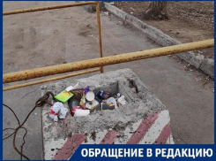 Символ Воронежа люди превратили в помойку