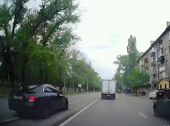 Супердерзкий обгон по встречке показали в Воронеже 