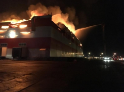 Названы сроки восстановления сгоревшего склада «Магнита» под Воронежем