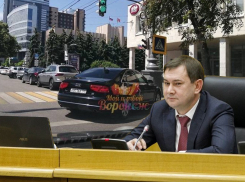 Надругавшийся над ПДД Audi возит спикера Владимира Нетесова 