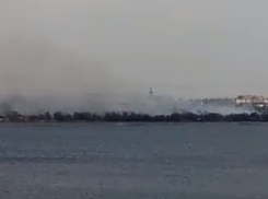 Клубы дыма с воронежского Машмета попали на видео и перепугали горожан