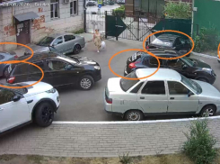 Машины из проката захватили двор в Воронеже 