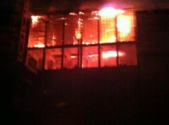 На Нововоронежской АЭС-2 загорелись строительные леса (ФОТО)