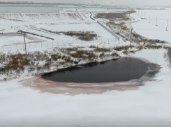 Как сливают отходы в Усманку, показали на видео при помощи аэросъемки