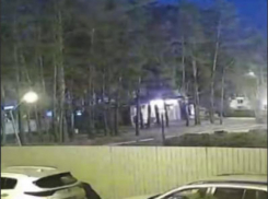 Предполагаемая причина пожара у воронежской больницы попала на видео