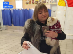 Самого милого «избирателя» запечатлели на фото в Воронежской области