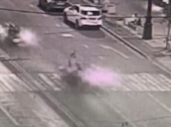 Момент смертельного ДТП с двумя сбитыми пешеходами у «Пролетария» попал на видео в Воронеже