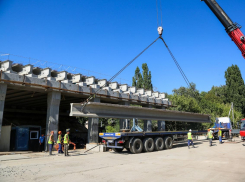 В Воронеже осталось смонтировать два пролета виадука на 9 Января